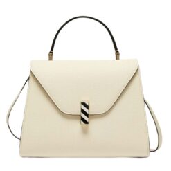 VALEXTRA ISIDE PLEXI TOP HANDLE MEDIUM BAG