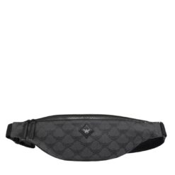 MCM HIMMEL BELT BAG IN LAURETOS JACQUARD GREY