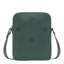 MCM KLASSIK CROSSBODY IN MAXI MONOGRAM LEATHER GREEN