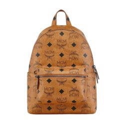 MCM STARK BACKPACK IN MAXI VISETOS COGNAC