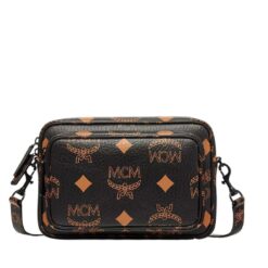 MCM AREN CROSSBODY IN MAXI VISETOS BLACK