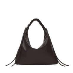 PROENZA LARGE DRAWSTRING SHOULDER BAG BLACK