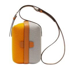 VALEXTRA TRIC TRAC FELT BAG