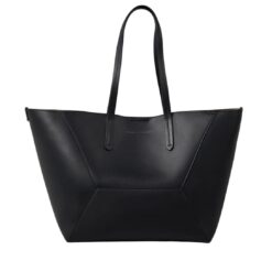 BRUNELLO CUCINELLI CALFSKIN SHOPPER BAG WITH MONILI