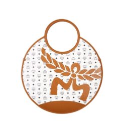 MCM X-LARGE AREN FOLD TOTE IN MEGA LAUREL VISETOS WHITE