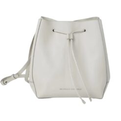 BRUNELLO CUCINELLI CALFSKIN BUCKET BAG WITH MONILI