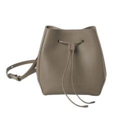BRUNELLO CUCINELLI CALFSKIN BUCKET BAG WITH MONILI