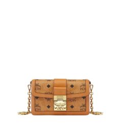 MCM MINI TRACY CROSSBODY IN VISETOS COGNAC