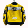 Mens Yamaha Motorbike Racing Leather Jacket - Side View