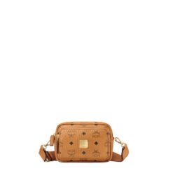 MCM X-MINI AREN CROSSBODY IN VISETOS COGNAC