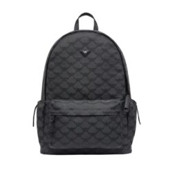 MCM HIMMEL BACKPACK IN LAURETOS JACQUARD GREY