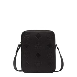 MCM KLASSIK CROSSBODY IN MAXI MONOGRAM LEATHER BLACK