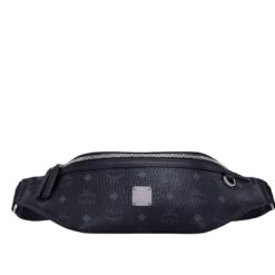 MCM FURSTEN BELT BAG IN VISETOS BLACK