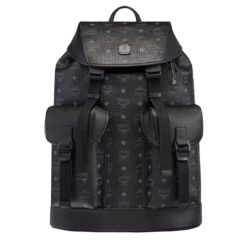 MCM BRANDENBURG BACKPACK IN VISETOS BLACK