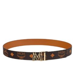 MCM CLAUS LAUREL M REVERSIBLE BELT 1.75” IN MAXI VISETOS BLACK
