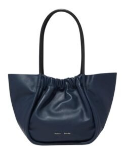 PROENZA LARGE RUCHED TOTE DARK NAVY