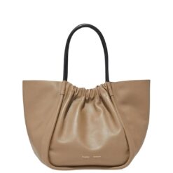PROENZA XL RUCHED TOTE  LIGHT TAUPE