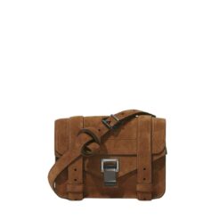 PROENZA PS1 MINI CROSBODY BAG IN SUEDE WALNUT