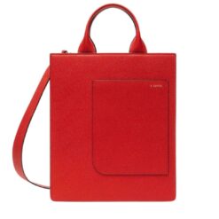 VALEXTRA BOXY TOP HANDLE MINI BAG