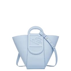 MCM LARGE MODE TRAVIA TOTE IN SPANISH NAPPA LEATHER BLUE