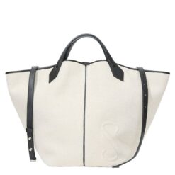 PROENZA XL CHELSEA TOTE IN CANVAS BLACK NATURAL