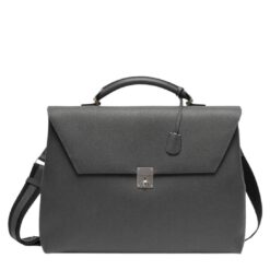 VALEXTRA AVIETTA BRIEFCASE WITH FLAP 24H