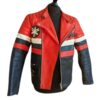 Vintage 90's Yamaha Leather Racing Jacket - Front View