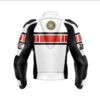 Yamaha Motogp Motorbike Racing Leather Jacket - Side View