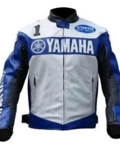 Yamaha Champion motorcycle Leather Jacket for Men's