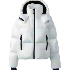 MACKAGE TESSY-PRL QUILTED DOWN JACKET WITH REMOVABLE HOOD