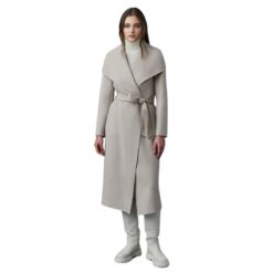 MACKAGE MAI-CN DOUBLE-FACE WOOL WRAP COAT