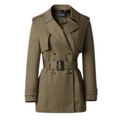 MACKAGE ADVA MID-LENGTH BUCKLED BELT TRENCH