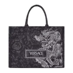 VERSACE ATHENA YEAR OF THE DRAGON TOTE BAG