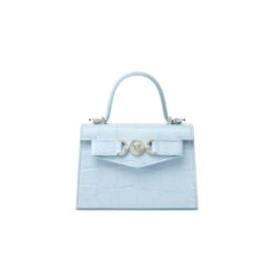 VERSACE CROC-EFFECT MEDUSA '95 MINI BAG