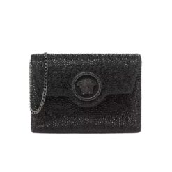 VERSACE CRYSTAL LA MEDUSA ENVELOPE CLUTCH