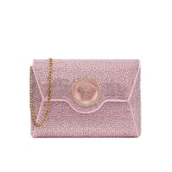 VERSACE CRYSTAL LA MEDUSA ENVELOPE CLUTCH