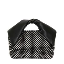 JWA MEDIUM TWISTER - LEATHER TOP HANDLE BAG WITH CRYSTAL