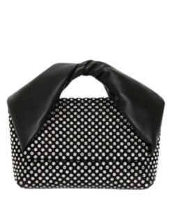 JWA MEDIUM TWISTER - LEATHER TOP HANDLE BAG WITH CRYSTAL