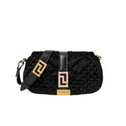 VERSACE GRECA GODDESS VELVET MINI BAG