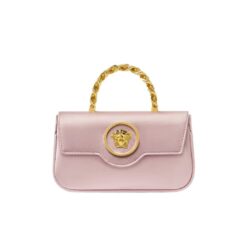 VERSACE LA MEDUSA SATIN MINI BAG