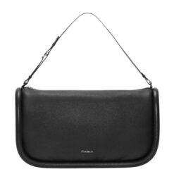 JWA BUMPER-36 - LEATHER SHOULDER BAG WITH ADDITIONAL WEBBING STRAP