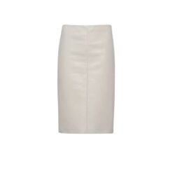 PRADA NAPPA LEATHER SKIRT