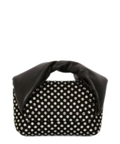 JWA MINI TWISTER - LEATHER MINI BAG WITH CRYSTAL