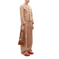 LA GARCONNE PLAN C MINI LEATHER SHOULDER BAG