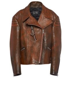 PRADA LEATHER BIKER JACKET