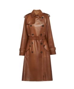 PRADA NAPPA LEATHER COAT