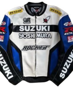 SUZUKI YOSHIMURA MOTORBIKE RACING LEATHER JACKET