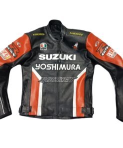 SUZUKI YOSHIMURA MOTORBIKE RACING LEATHER JACKET