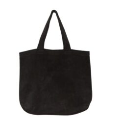 LA GARCONNE GUIDI SUEDE SHOPPER BAG — BLACK