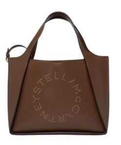 STELLA MCCARTNEY LOGO TOP HANDLE CROSSBODY BAG
